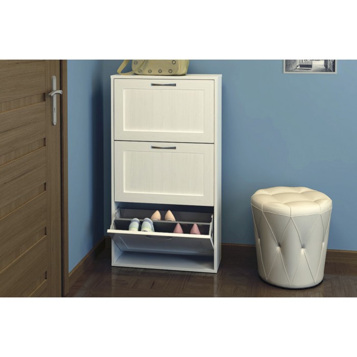 Тумба для обуви "Арни", ЛДСП, цвет белый