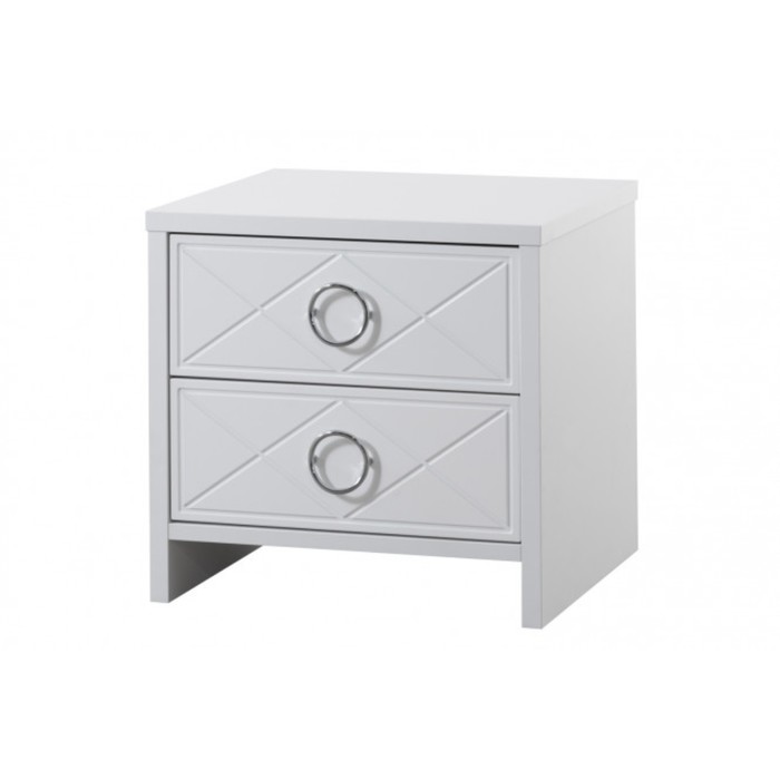 Тумба прикроватная "Лучидо", ЛДСП, цвет белый