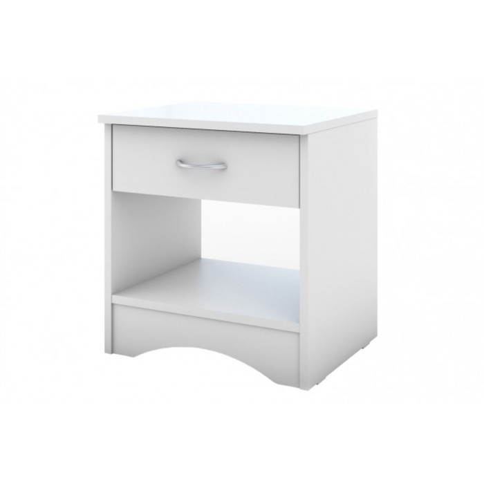 Тумба прикроватная "Оливия", ЛДСП, цвет белый