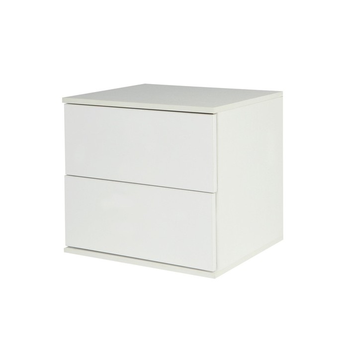 Тумба прикроватная "Оптима-1", ЛДСП, цвет белый