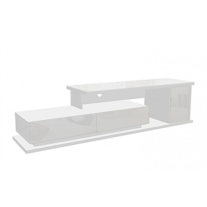 Тумба для ТВ "Сольда", ЛДСП, цвет белый