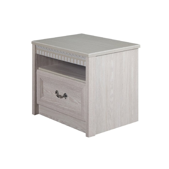 Тумба прикроватная "Лючия", ДСП/МДФ, цвет дуб оксфорд серый