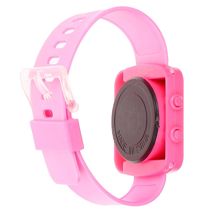 Часы наручные мужские, электронные,с силик. ремешком, циф-т имитация, квадрат, микс, 24см