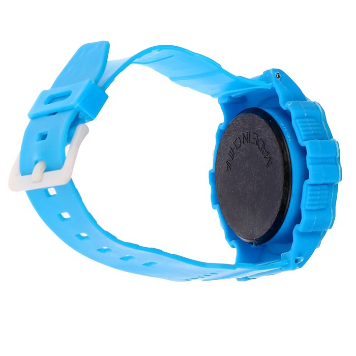 Часы наручные дет. электронные, с силик ремешком, классические, микс, 23см