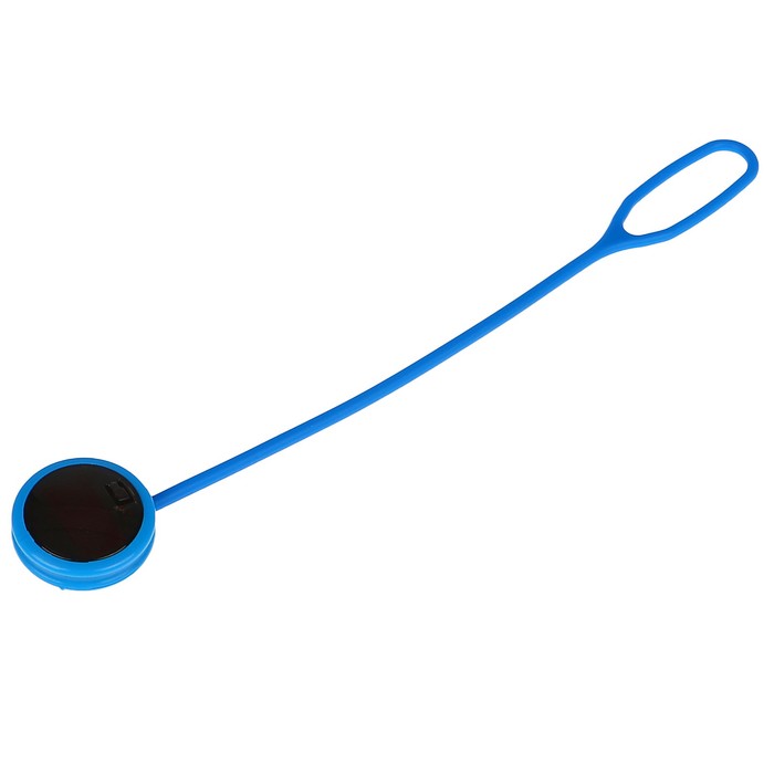 Часы наручные дет. электронные, с силик ремешком на петельке, микс, 20см