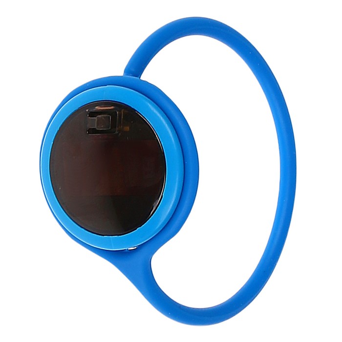 Часы наручные дет. электронные, с силик ремешком на петельке, микс, 20см