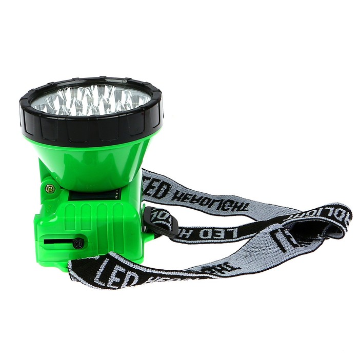 Фонарик 220 В «Цветной», 12 диодов, 2 режима, солнечная батарея, ободок микс, 8.5х10 см