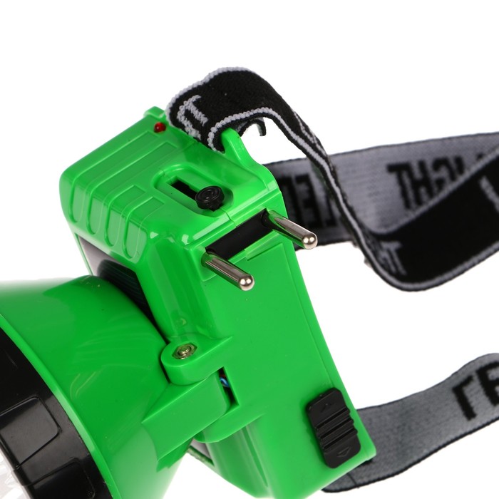 Фонарик 220 В «Цветной», 12 диодов, 2 режима, солнечная батарея, ободок микс, 8.5х10 см