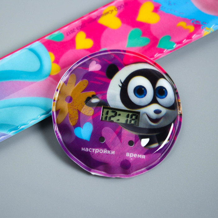 Часы наручные электронные СМЕШАРИКИ "Какая красота", 22,5 х 4,5 см