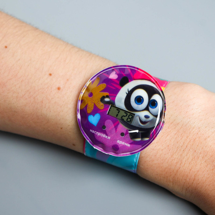 Часы наручные электронные СМЕШАРИКИ "Какая красота", 22,5 х 4,5 см