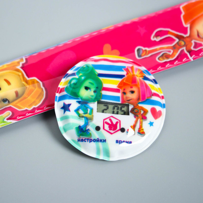 Часы наручные электронные ФИКСИКИ "Найди Фиксика внутри", 22,5 х 4,5 см