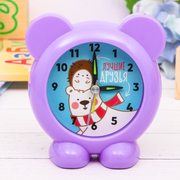 Будильник с ушками "Лучшие друзья"