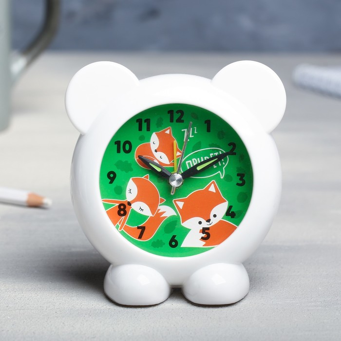 Будильник с ушками "Привет!"