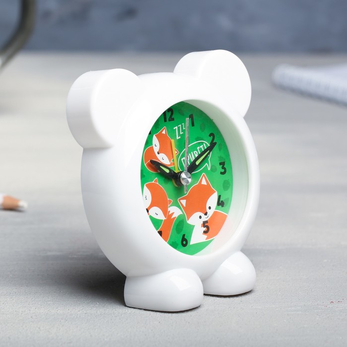 Будильник с ушками "Привет!"