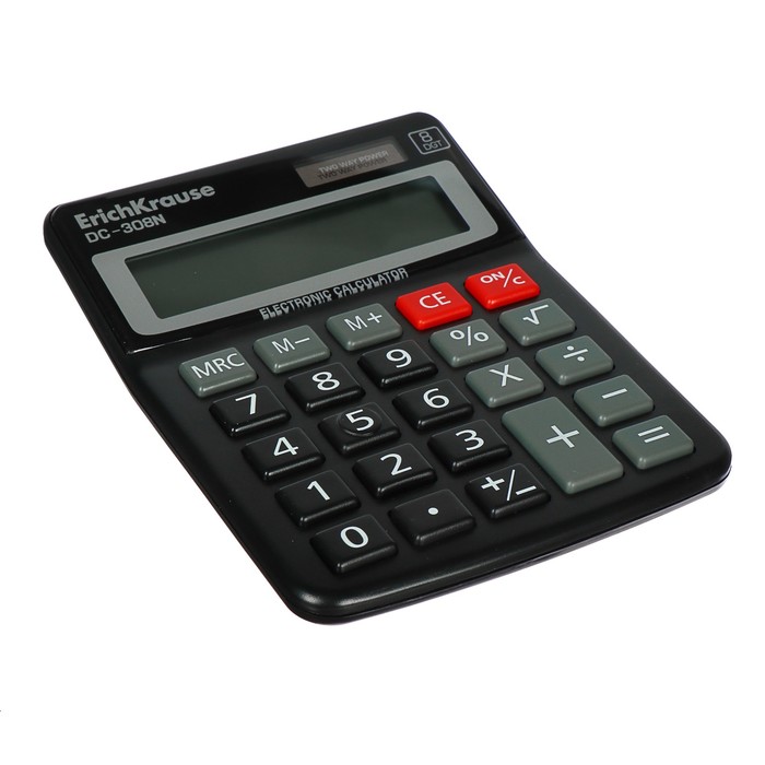 Калькулятор настольный 8-разрядный Erich Krause DC-308N