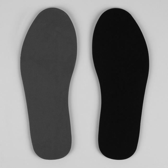 Стельки для обуви, универсальные, 39-40р-р, пара, цвет чёрный