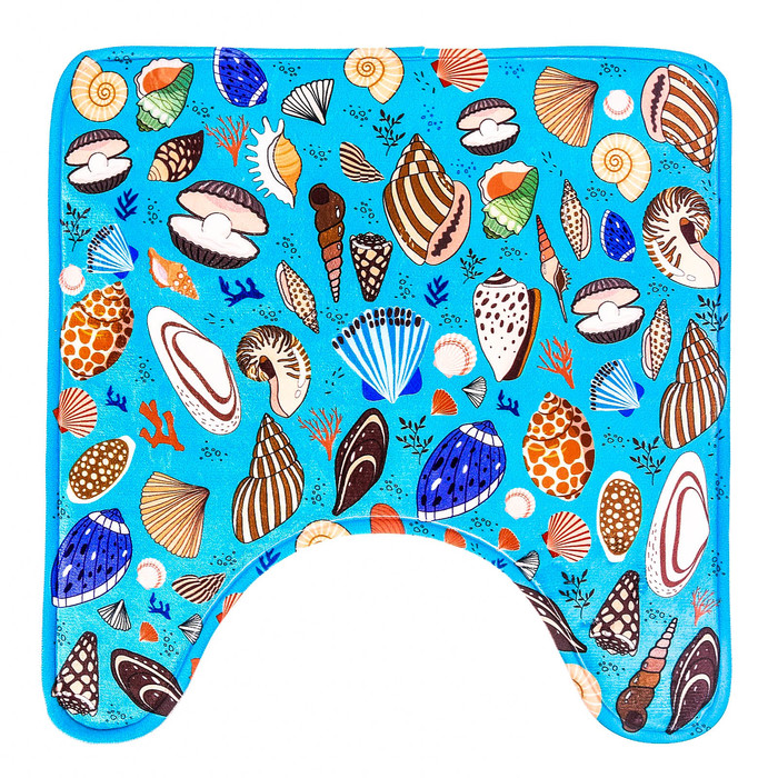 Коврик в ванную комнату "Ракушки"