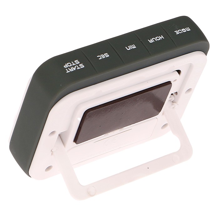 Электронные часы-будильник, время, секундомер, бат 1AАА, силикон, микс, 2х8.2х6.5 см