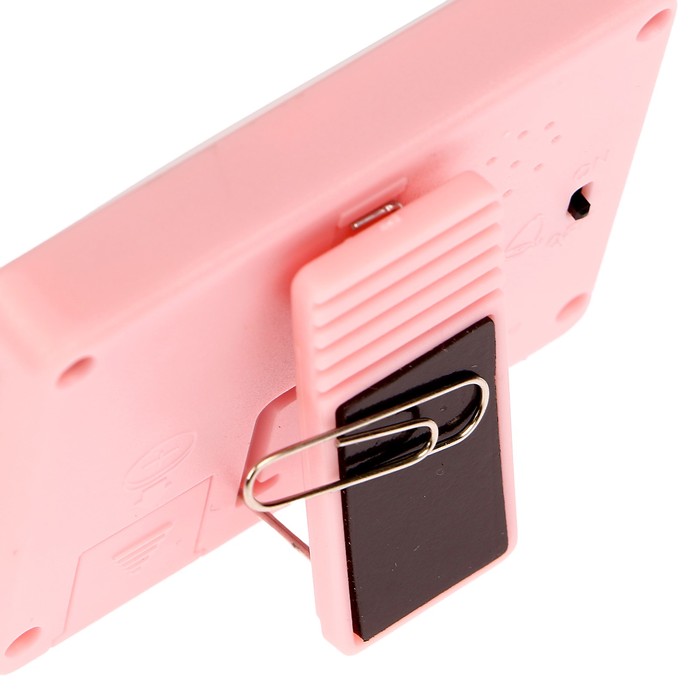 Электронные часы-будильник Londoner, время, секундомер, бат 1AАА, микс, 2.5х7х5.5 см