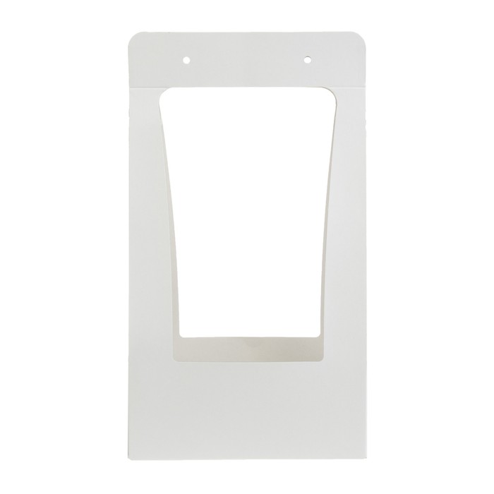 Переноска для цветов, "Сумка", белый 22 х 11 х 39 см