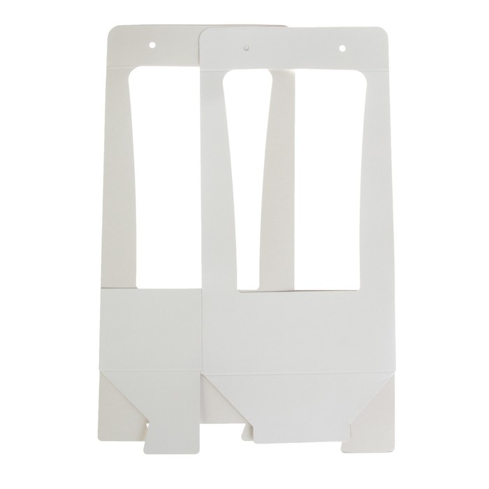 Переноска для цветов, "Сумка", белый 22 х 11 х 39 см