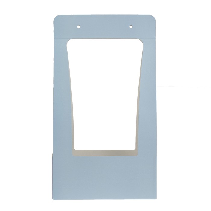 Переноска для цветов, "Сумка", голубой 22 х 11 х 39 см