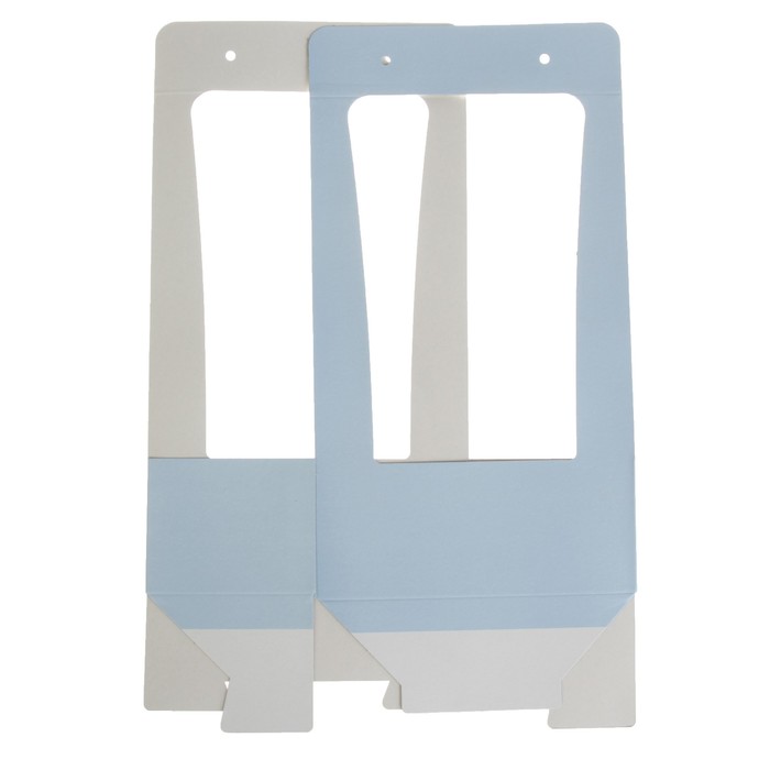 Переноска для цветов, "Сумка", голубой 22 х 11 х 39 см