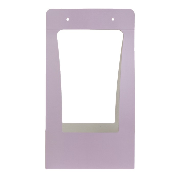 Переноска для цветов, "Сумка", сиреневый 22 х 11 х 39 см