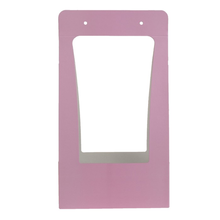 Переноска для цветов, "Сумка", розовый 22 х 11 х 39 см