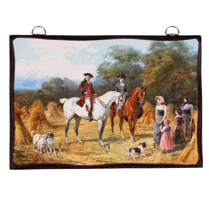 Ключница открытая "Утро в деревне" 18х25 см