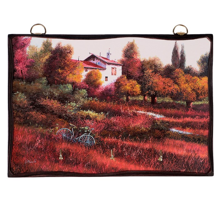 Ключница открытая "Дом в поле" 18х25 см