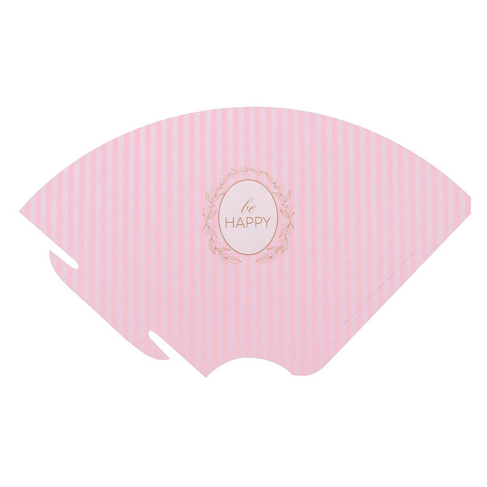 Мини‒конусный пакет «Будь счастлив», 21 х 13 см