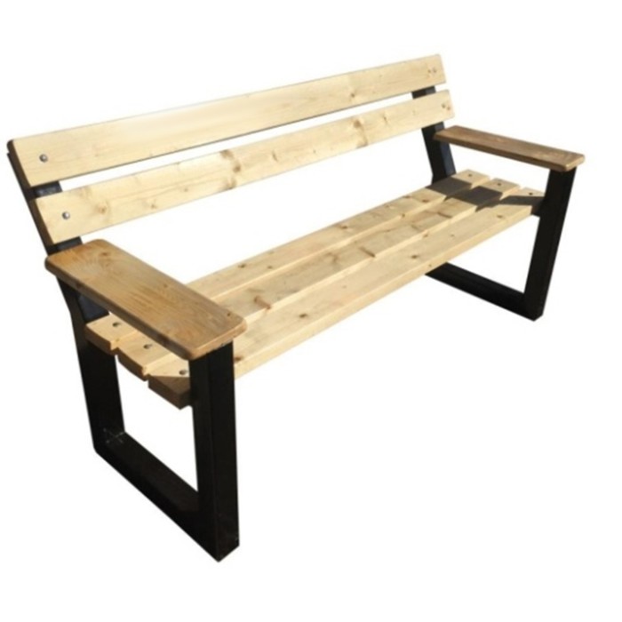 Скамейка со спинкой "МОДЕРН" 150*80*65 см