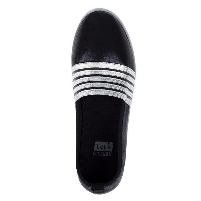 Слипоны женские арт. LKW40547-19, цвет чёрный, размер 38