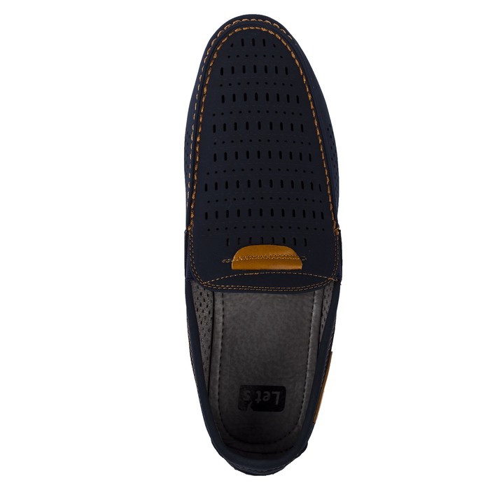 Мокасины мужские арт. LMM40116-04 K , цвет синий, размер 42