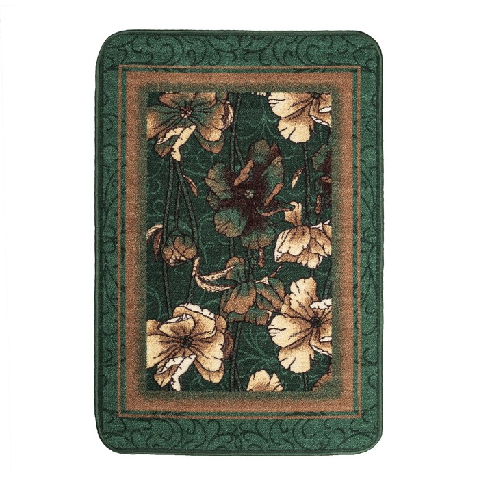 Ковер Маки 761 100х120 см, фелт, полиамид, 220 гр/м