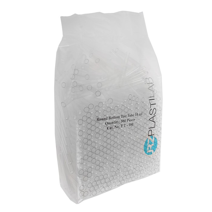 Пробирки медицинские пластиковые круглодонные, 10 мл