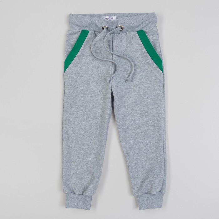 Брюки для мальчика MINAKU "Динозавры", рост 146-152 см, цвет серый