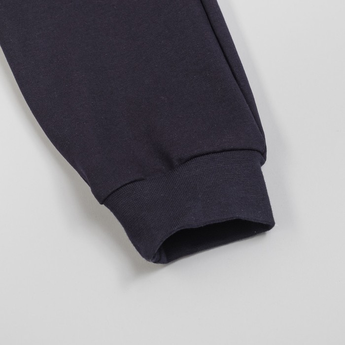 Брюки для мальчика MINAKU "Космос", рост 146-152 см, цвет тёмно-синий