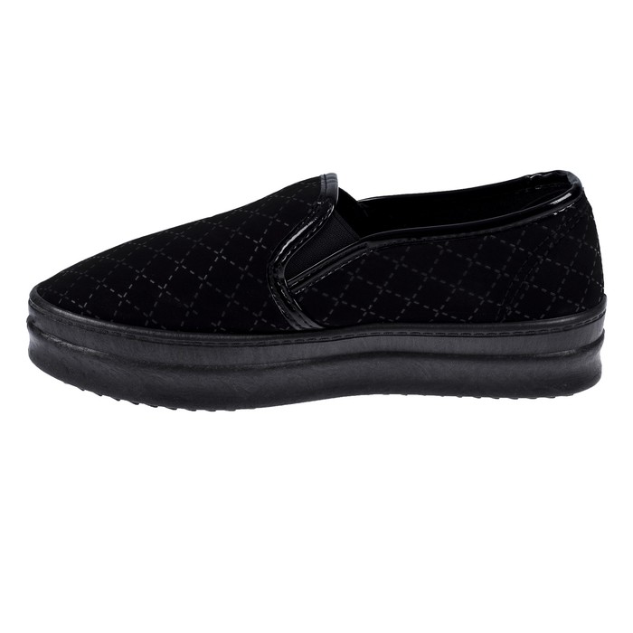 Слипоны женские арт. LKW40198-01, цвет чёрный, размер 38