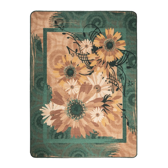 Ковер Ромашка 762 150х200 см, фелт, полиамид, 220 гр/м