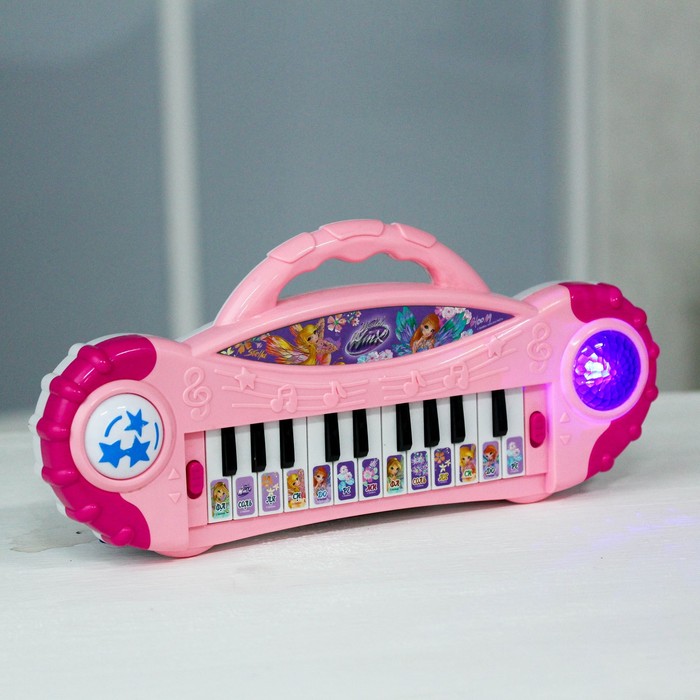 Синтезатор "Магические мелодии" феи ВИНКС с книгой для игры на синтезаторе