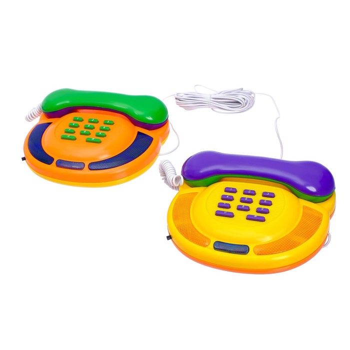 Телефон "Весёлые игры", в наборе 2 телефона