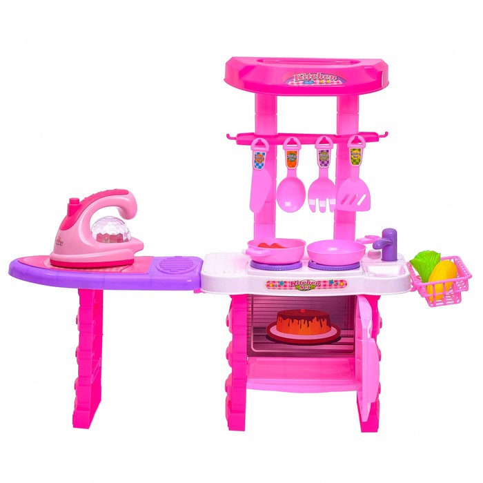 Игровой модуль "Мамина помощница": кухня, гладильная доска, утюг