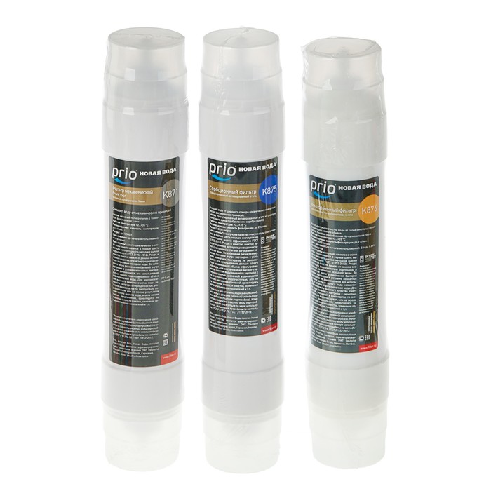 Комплект картриджей Prio "Новая Вода" К681, для водоочистителя М 300