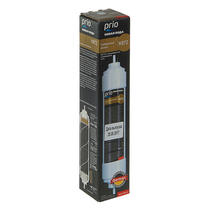 Картридж Prio "Новая Вода" K872, сорбционный, для фильтров Expert