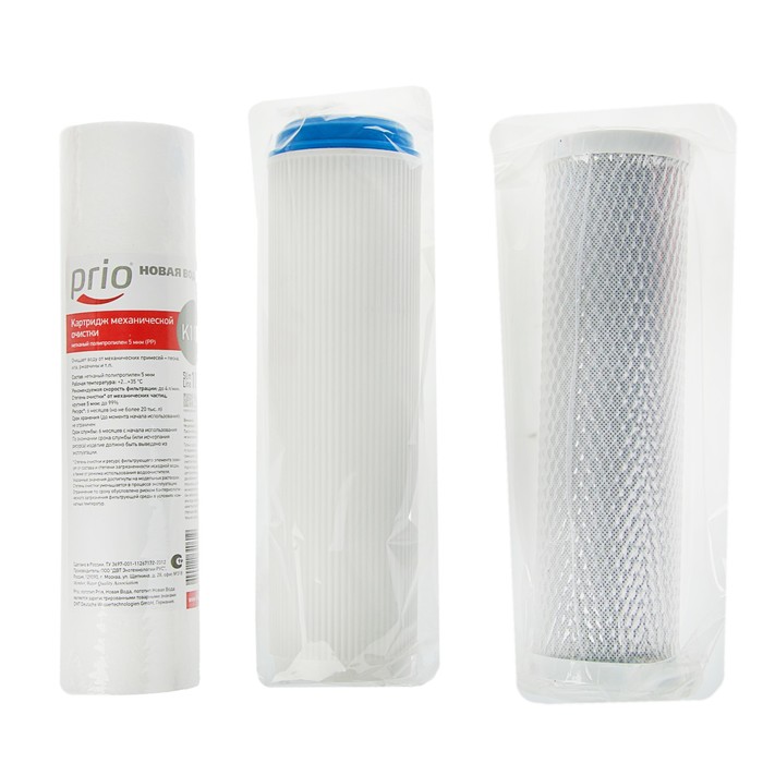 Набор картриджей Prio "Новая Вода" K600, для фильтров Praktic