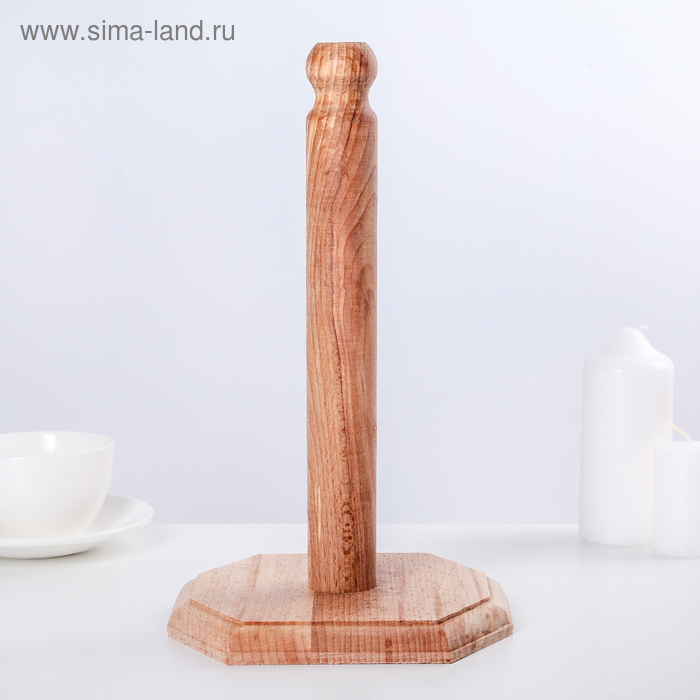 

Держaтель для бумaжных полотенец Премиум, 17×33 см, мaссив букa, формa МИКС