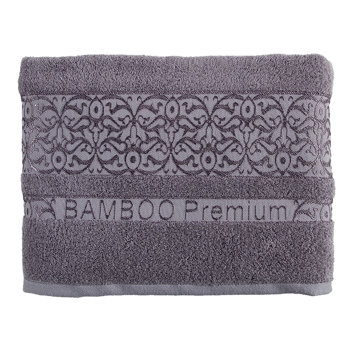 Полотенце махровое "Александрия", размер 50х90 см, графит