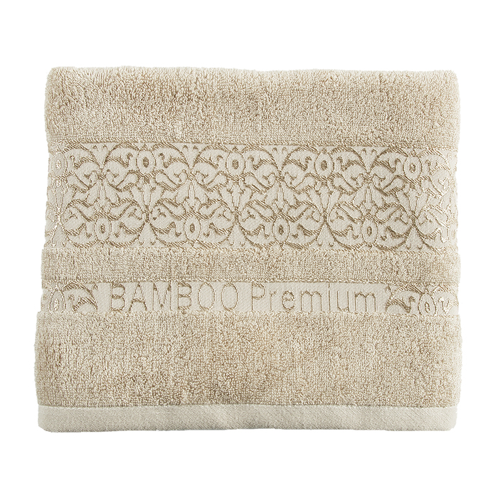 Полотенце махровое "Александрия", размер 70х140 см, миндаль